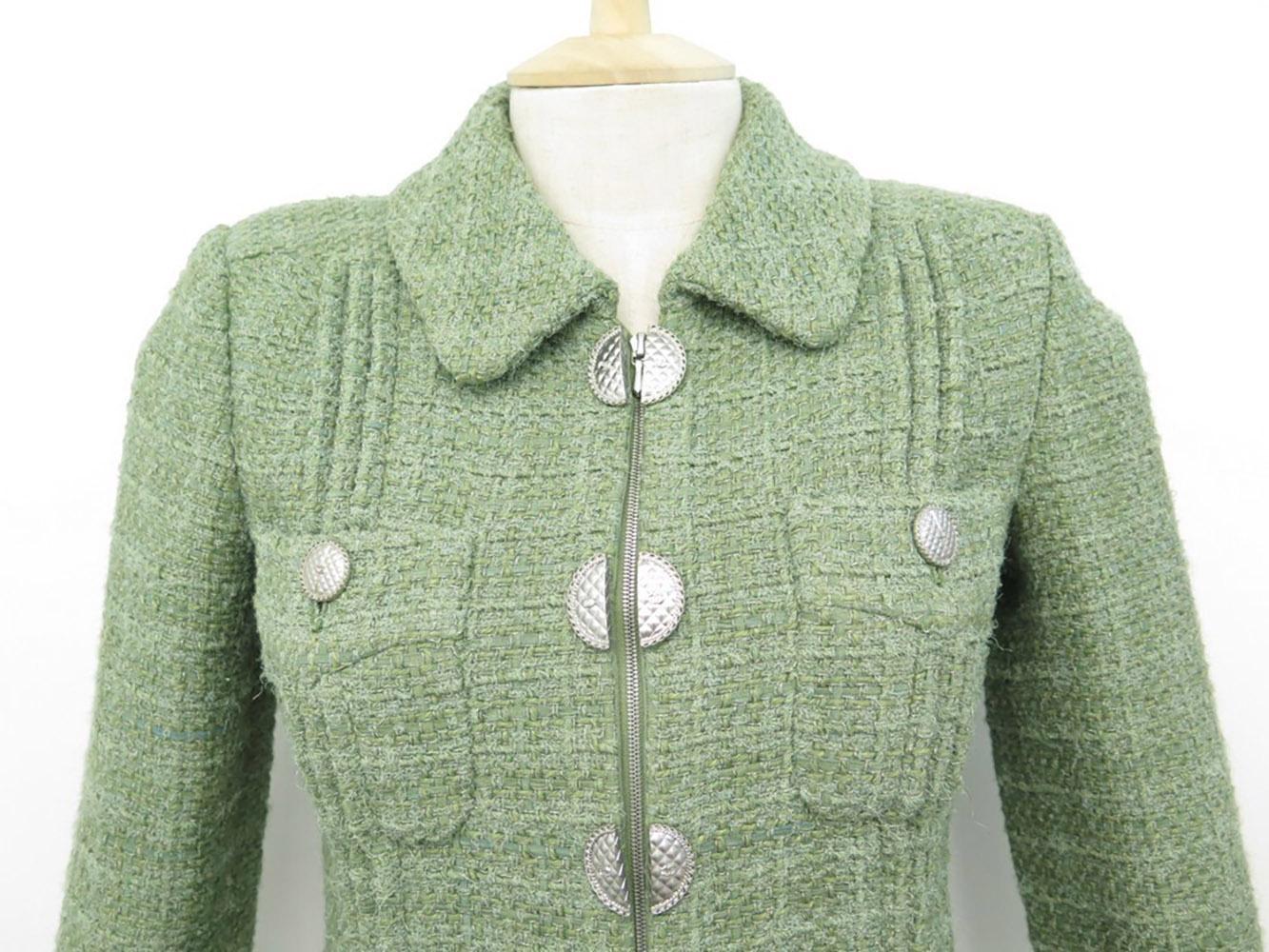 CHANEL Paris / Cuba Runway Tweed Jacket In Excellent Condition In Dubai, AE