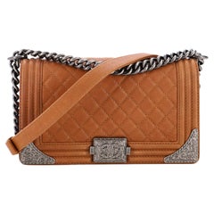 Chanel Paris-Dallas Boy Flap Bag Quilted Calfskin with Metal Adornments
