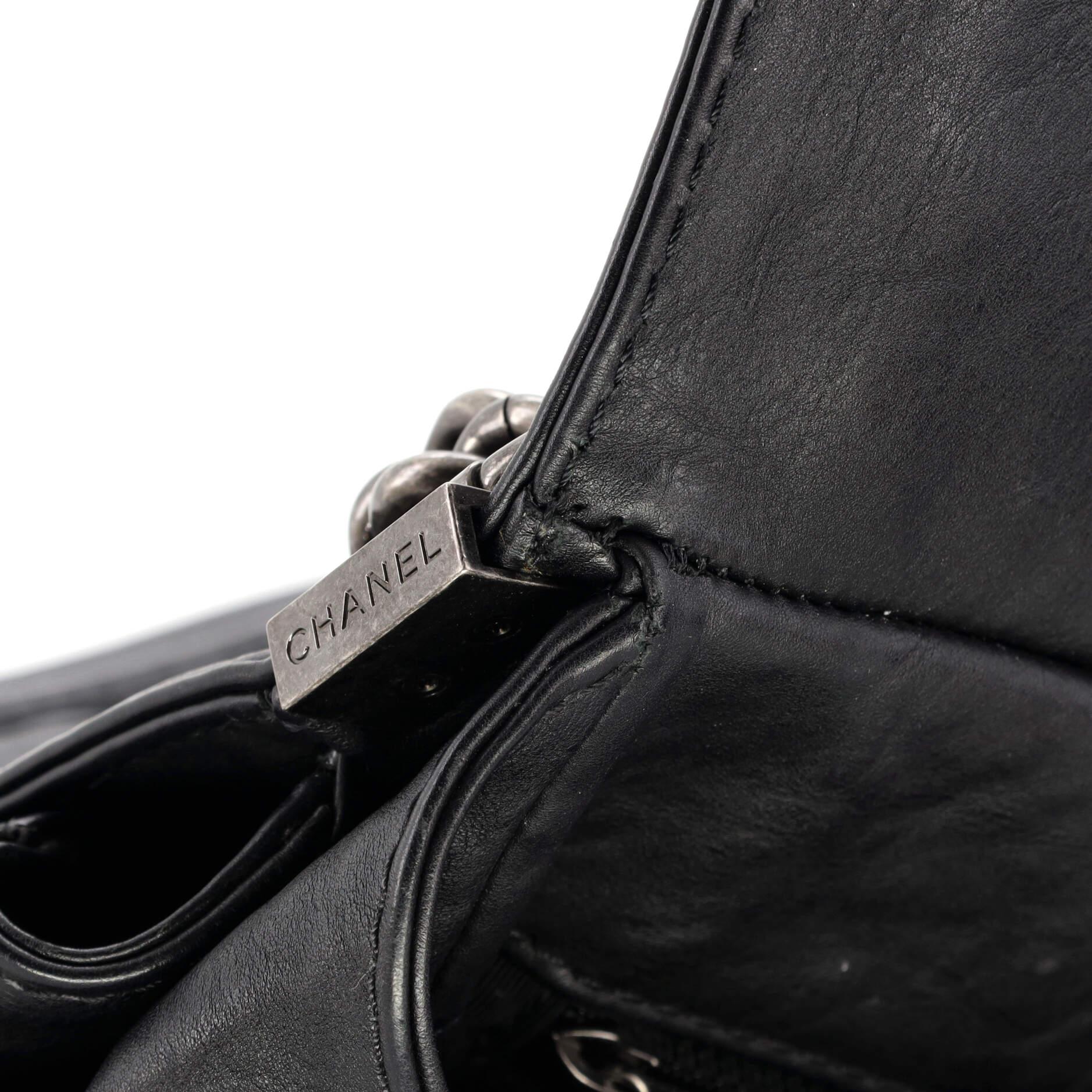 Chanel Paris-Dallas Boy Flap Bag Quilted Calfskin with Metal Adornments Old 6