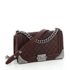 Chanel Paris-Dallas Boy Flap Bag Quilted Calfskin with Metal Adornments Old Med