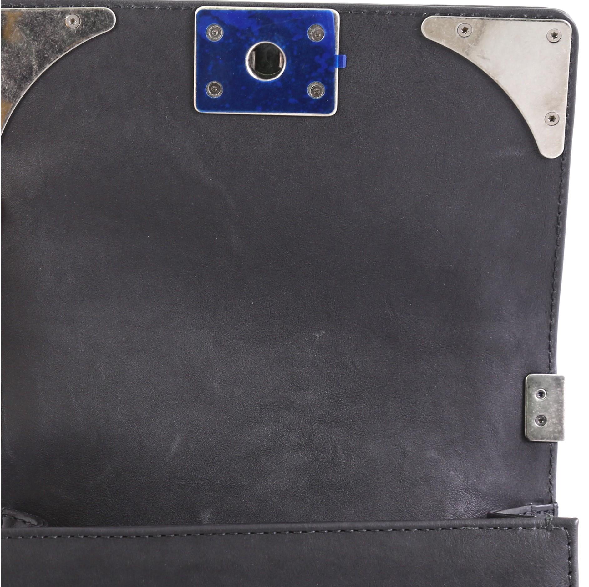 Chanel Paris-Dallas Boy Flap Bag Quilted Calfskin with Metal Adornments Small 1