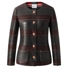CHANEL Paris / DALLAS CC Buttons Runway Cashmere Jacket 34 FR