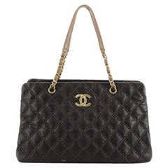 Chanel Paris-Dallas Chic Stitch Tote Quilted Calfskin Large Chanel Paris-Dallas Chic Stitch Tote Quilted Calfskin Large