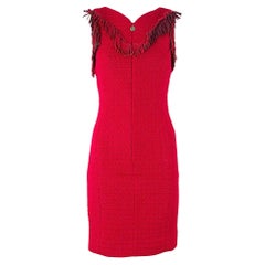 Chanel Paris / Dallas Collectible Runway Tweed Dress 36 FR
