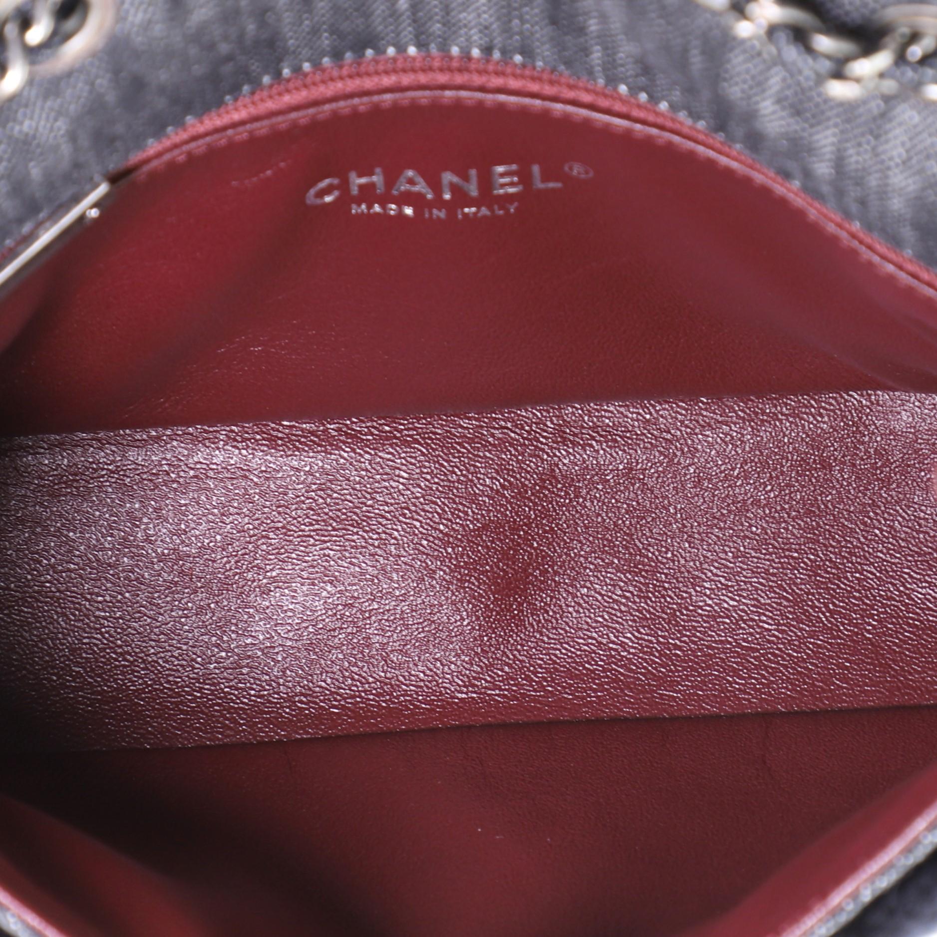 Chanel Paris-Dallas Flap Bag Denim and Shearling Small 1