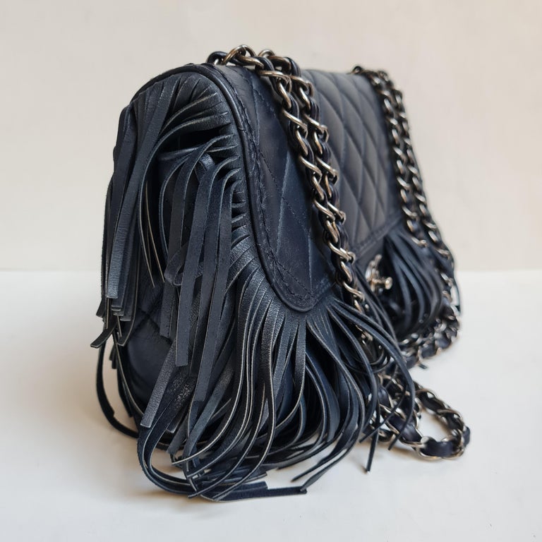 Chanel Paris-Dallas Fringe Flap Bag For Sale at 1stDibs