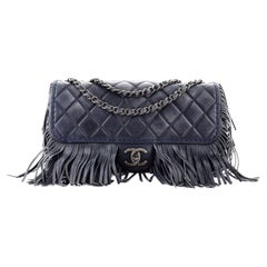 Chanel Paris-Dallas Fringe Flap Bag Quilted Leather