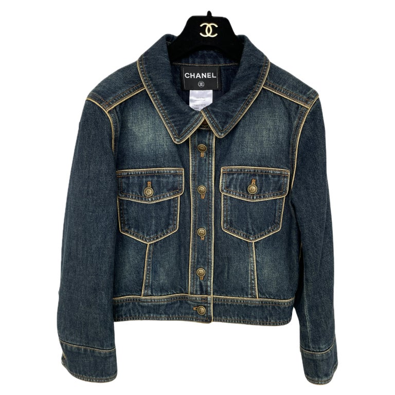 Chanel Paris Dallas Iconic CC Star Buttons Denim Jacket