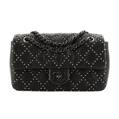Chanel  Paris-Dallas Metal Beauty Flap Bag Quilted Studded Distressed Calf