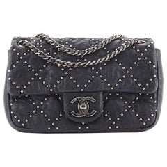 Chanel Paris-Dallas Metal Beauty Flap Bag Quilted Studded Distressed Calfskin