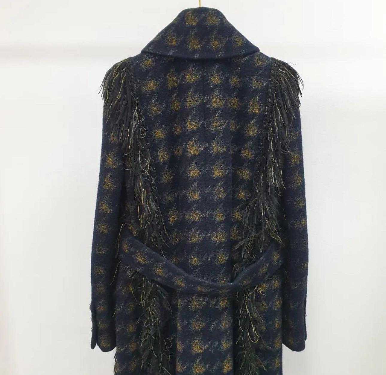 Chanel Paris-Dallas Painted Tweed Coat 6