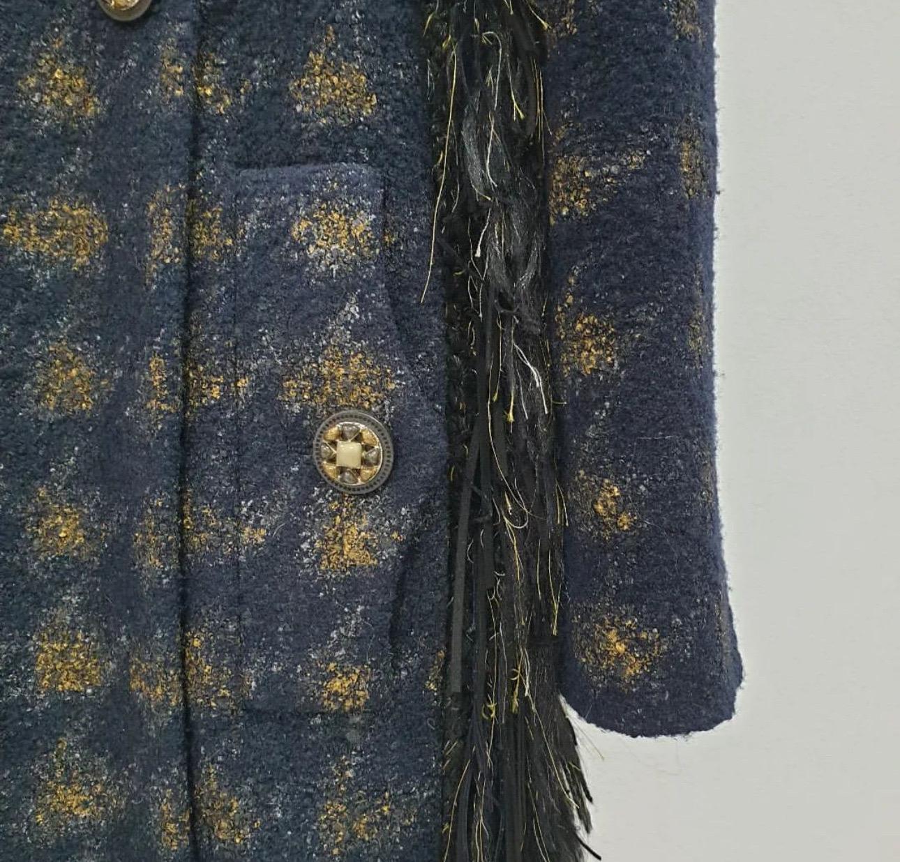 Chanel Paris-Dallas Painted Tweed Coat 2