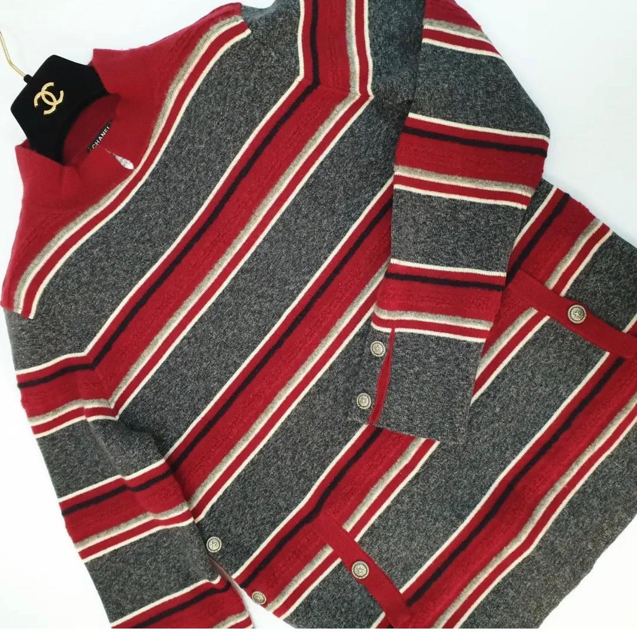 Chanel Paris Dallas Pullover Sweater For Sale 1