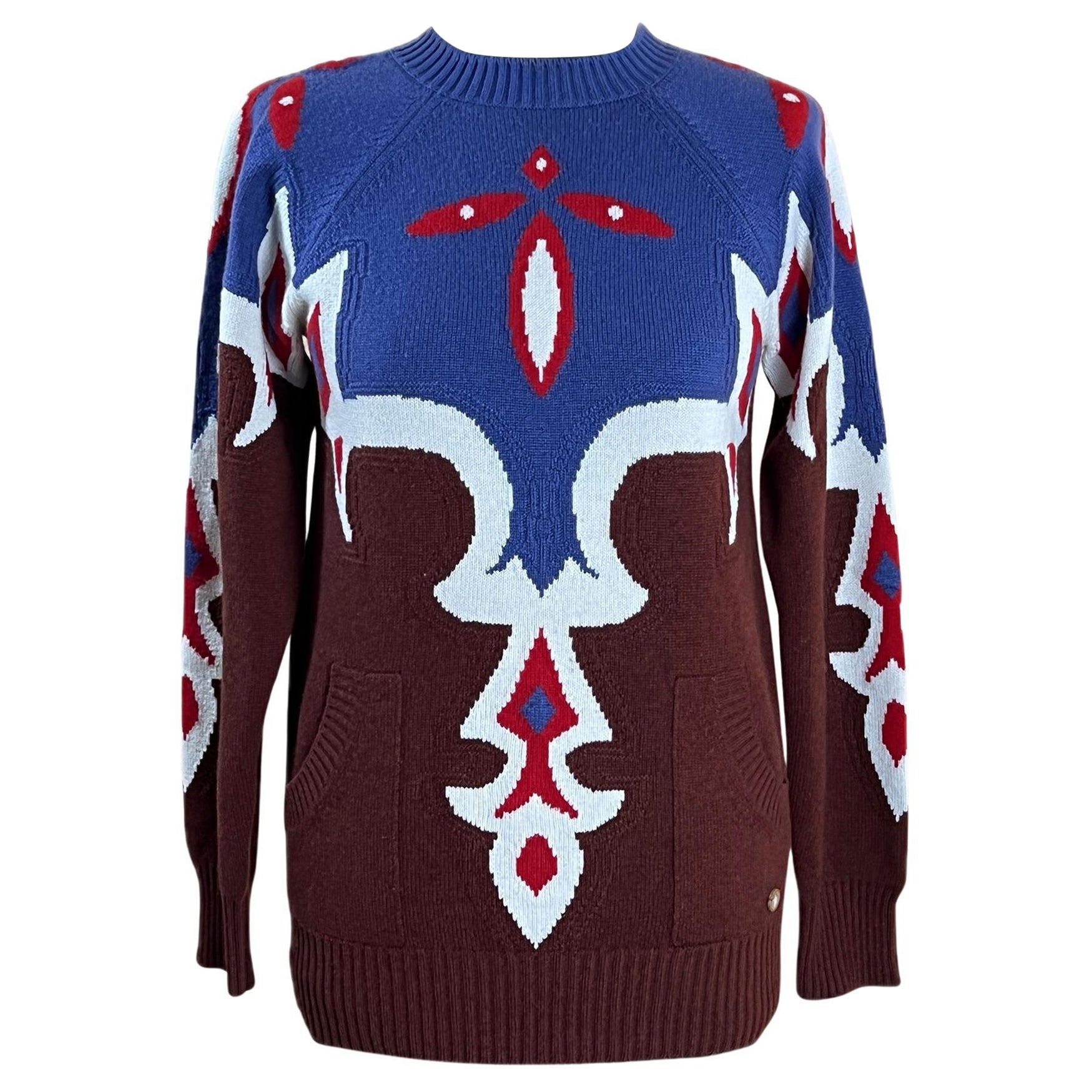 Chanel Paris / Dallas Runway Pull en cachemire 38 FR