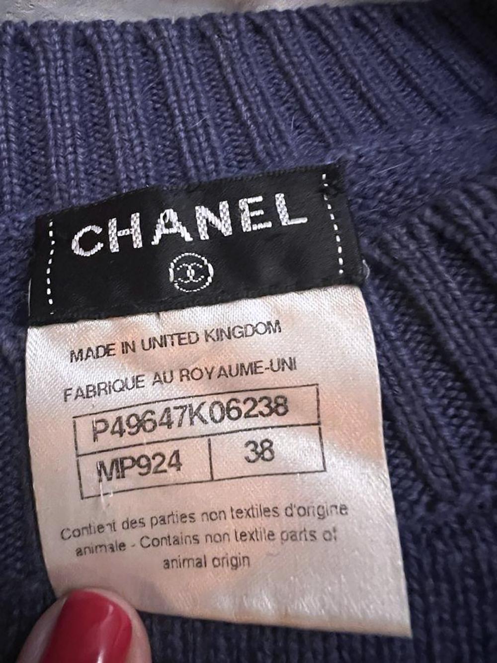 Chanel Paris / Dallas Runway Cashmere Jumper 9