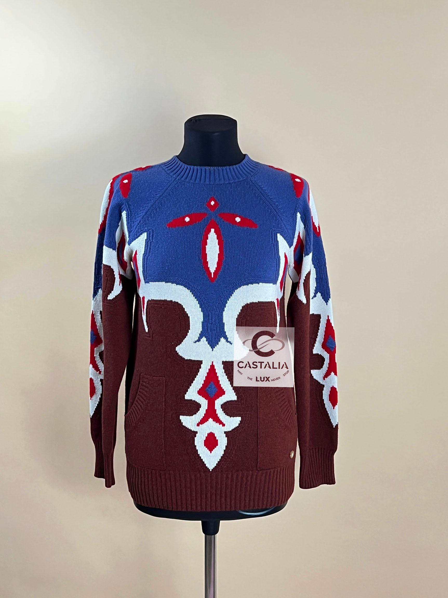 Women's or Men's Chanel Paris / Dallas Runway Cashmere Jumper