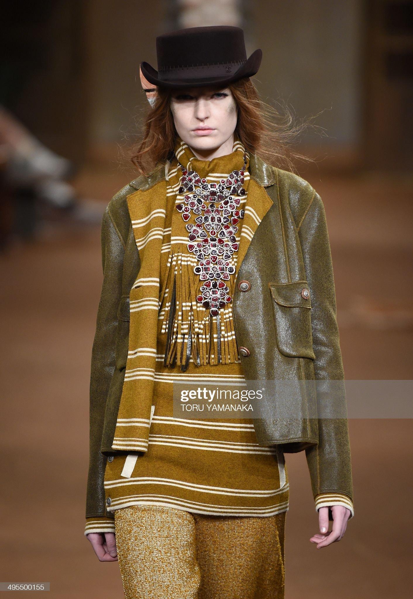 Chanel Paris  Dallas Runway Jacket Coat In New Condition In Dubai, AE