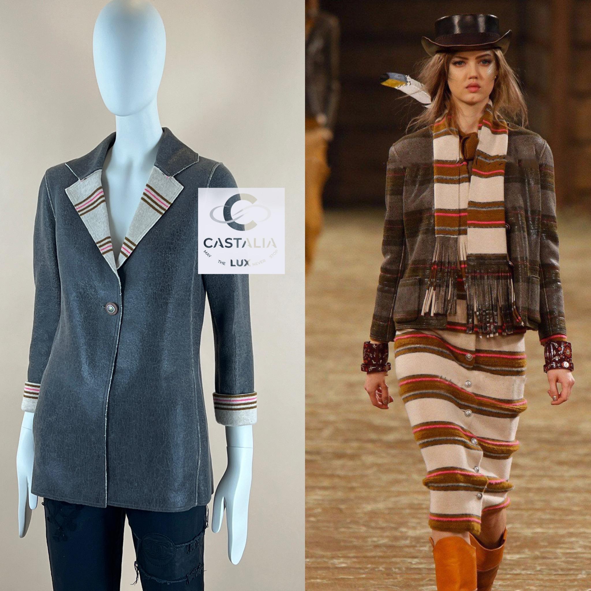 Women's or Men's Chanel Paris  Dallas Runway Jacket Coat