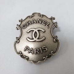 Chanel Paris-Dallas Silver Broche