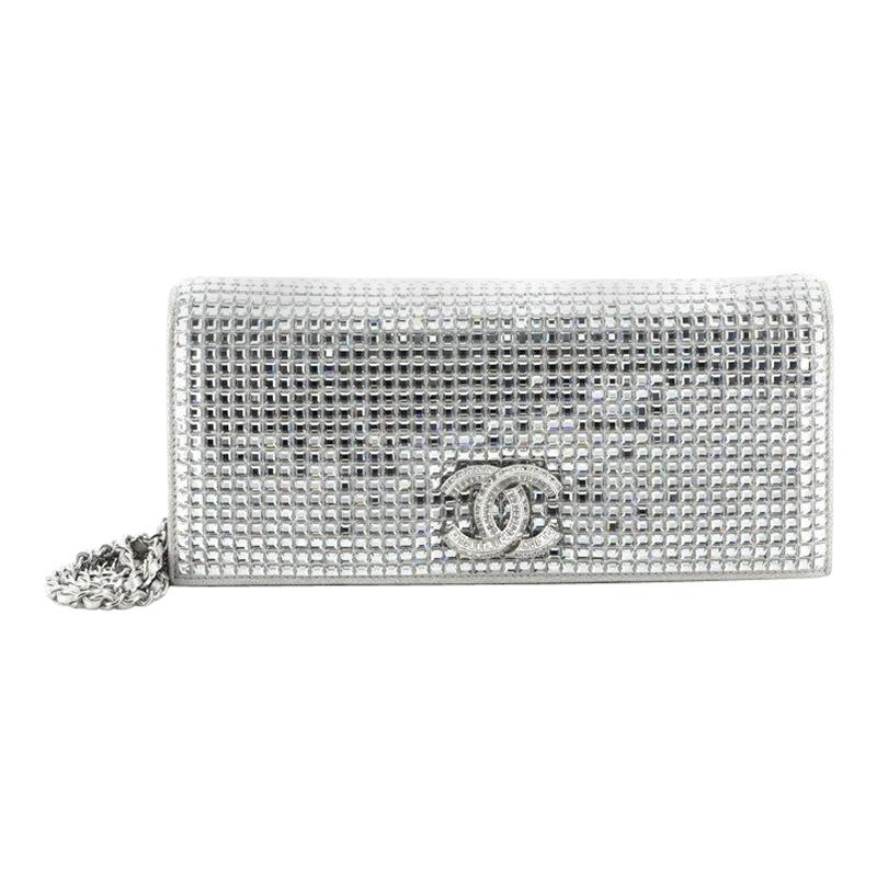 Chanel Paris-Dubai CC Chain Clutch Crystal 