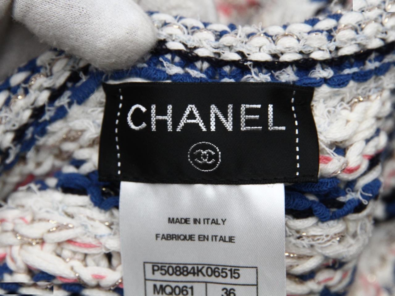 Chanel Paris / Dubai CC Jewel Girpoix Buttons Tweed Dress For Sale 5