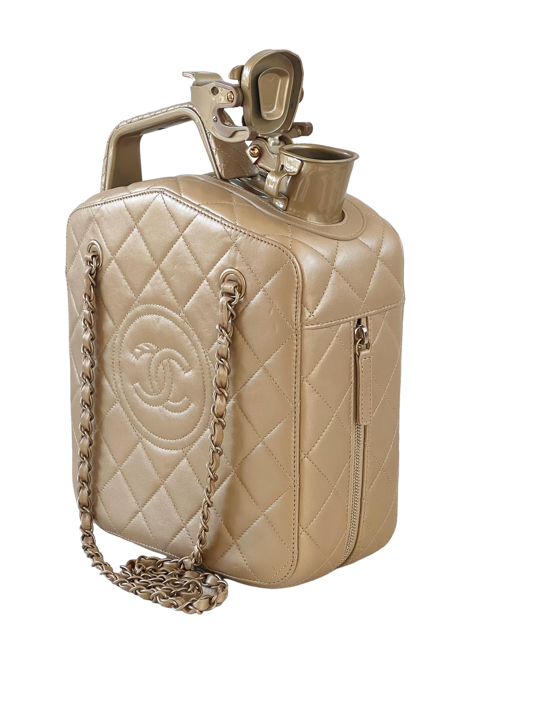 Chanel 2015 Paris Dubai Jerry Tank Gas Can Accessory Bag  For Sale 1