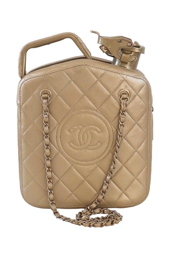 Chanel 2015 Paris Dubai Jerry Tank Gas Can Accessory Bag For Sale at 1stDibs