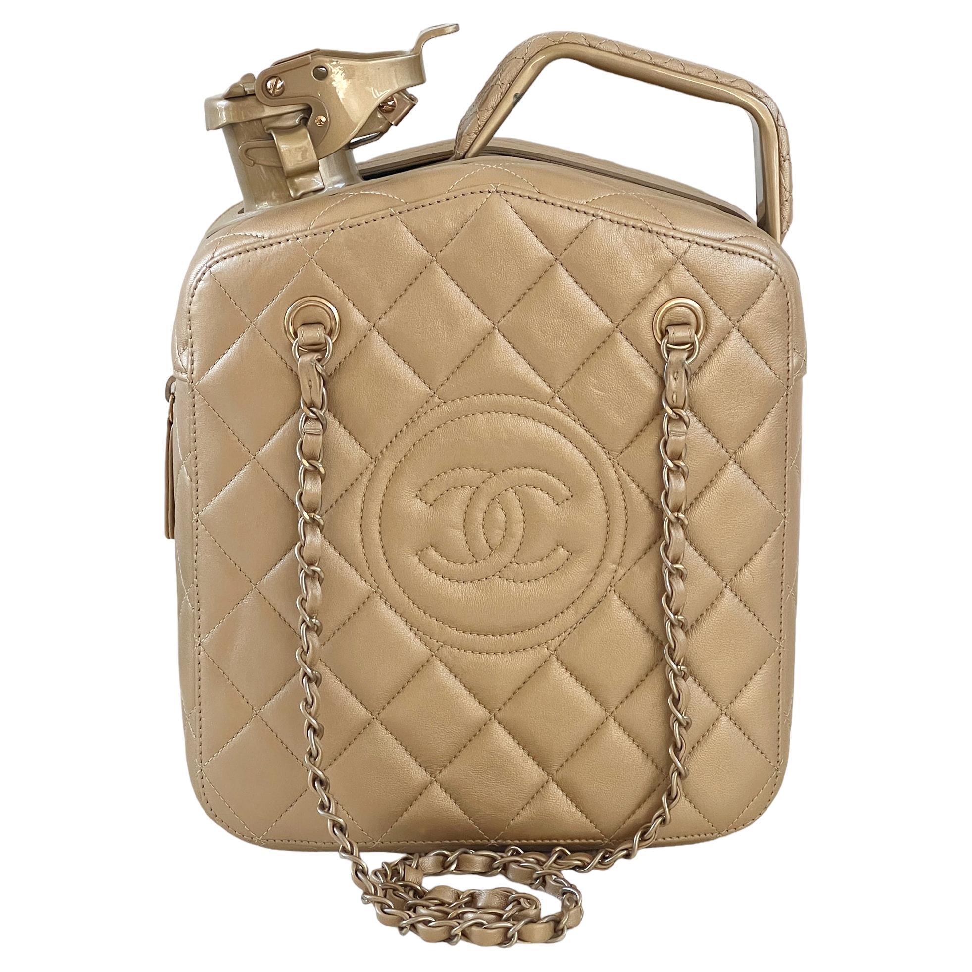 Chanel 2015 Paris Dubai Jerry Tank Gas Can Accessory Bag  For Sale