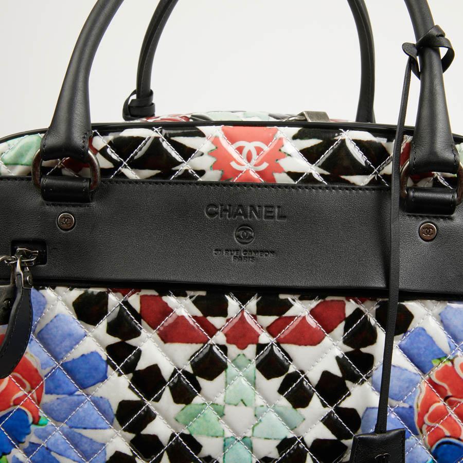 CHANEL Paris-Dubai Leather Suitcase 3