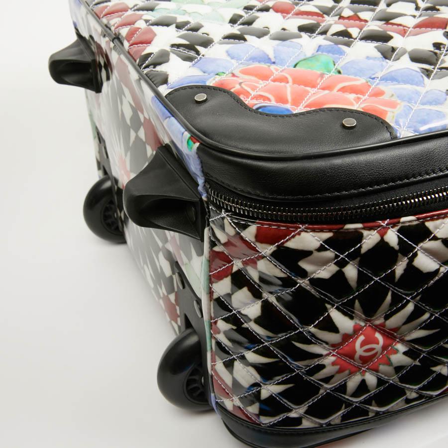 CHANEL Paris-Dubai Leather Suitcase 6