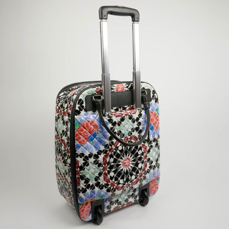 CHANEL Paris-Dubai Leather Suitcase 9
