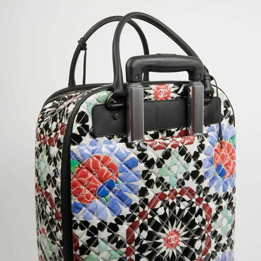 CHANEL Paris-Dubai Leather Suitcase 10