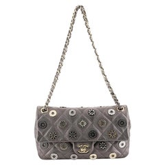 Chanel Paris-Dubai Medals Flap Bag Quilted Embellished Perforated Leather Medium