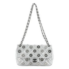 Chanel Paris-Dubai Medals Flap Bag Quilted Embellished Perforated Leather Medium