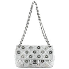 Chanel Paris-Dubai Medals Flap Bag Quilted Embellished Perforated Leather Medium