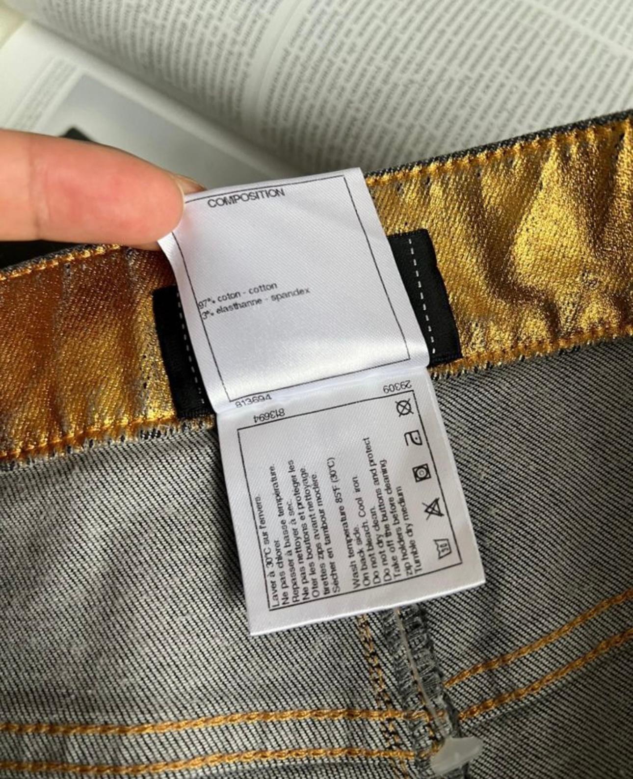 Chanel Paris / Dubai Laufsteg Jeans im Angebot 6