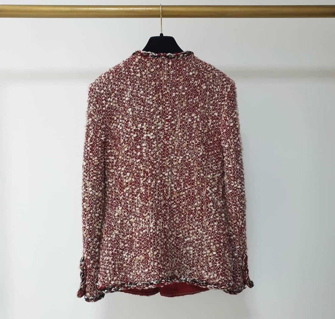 Chanel Paris Dallas Tweed Blazer Jacket In Excellent Condition In Krakow, PL