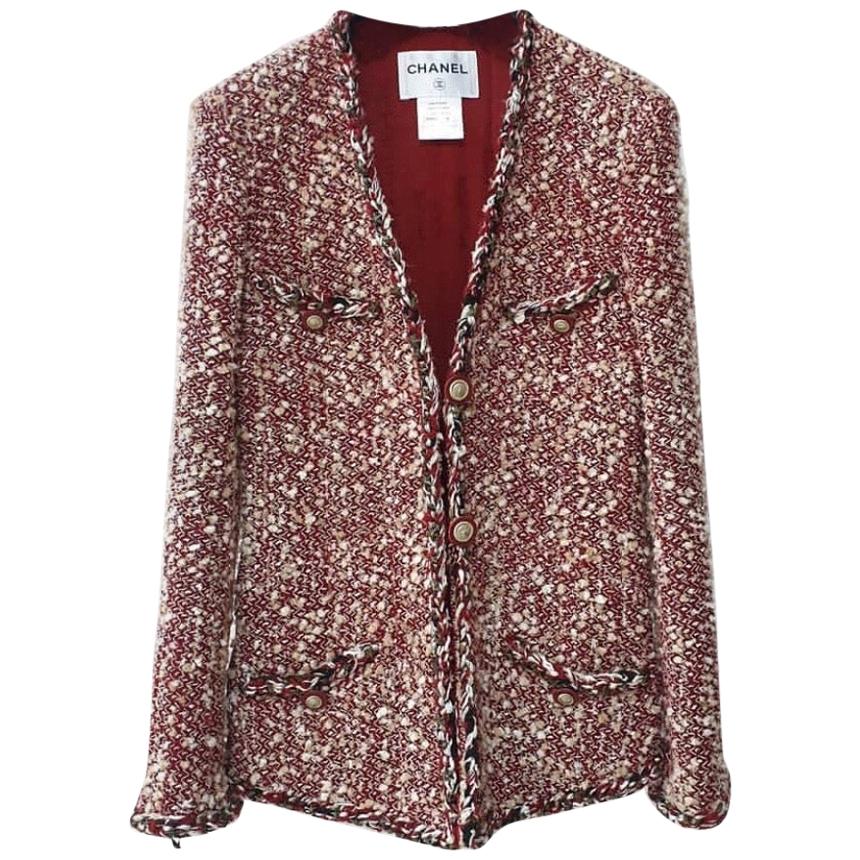 Chanel Paris Dallas Tweed Blazer Jacket For Sale at 1stDibs