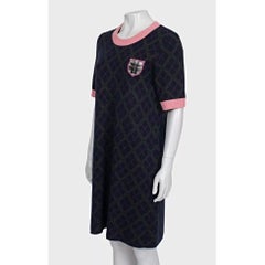 Chanel Paris-Edimbourg Cashmere Wool Blend Knit Dress Sz.44