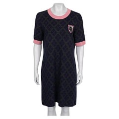 Chanel Paris-Edimbourg Cashmere Wool Blend Knit Dress Sz.44