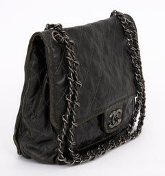 Chanel Paris-Edinburgh Black Flap Bag