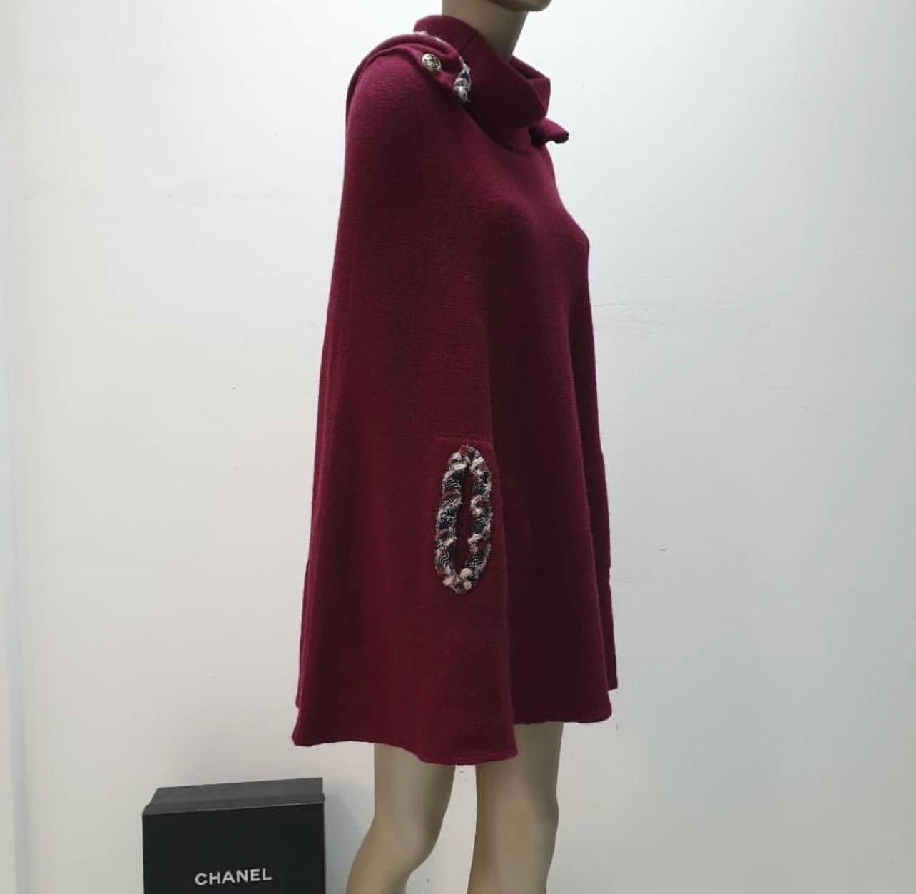 chanel poncho