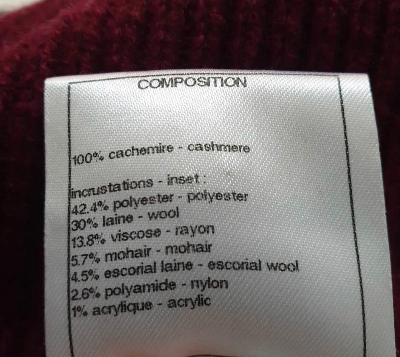 Chanel Paris-Edinburgh Cashmere Cape Poncho In Excellent Condition For Sale In Krakow, PL