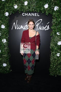 CHANEL Paris / Edinburgh CC Buttons Cashmere Jacket with Brooch 40 FR