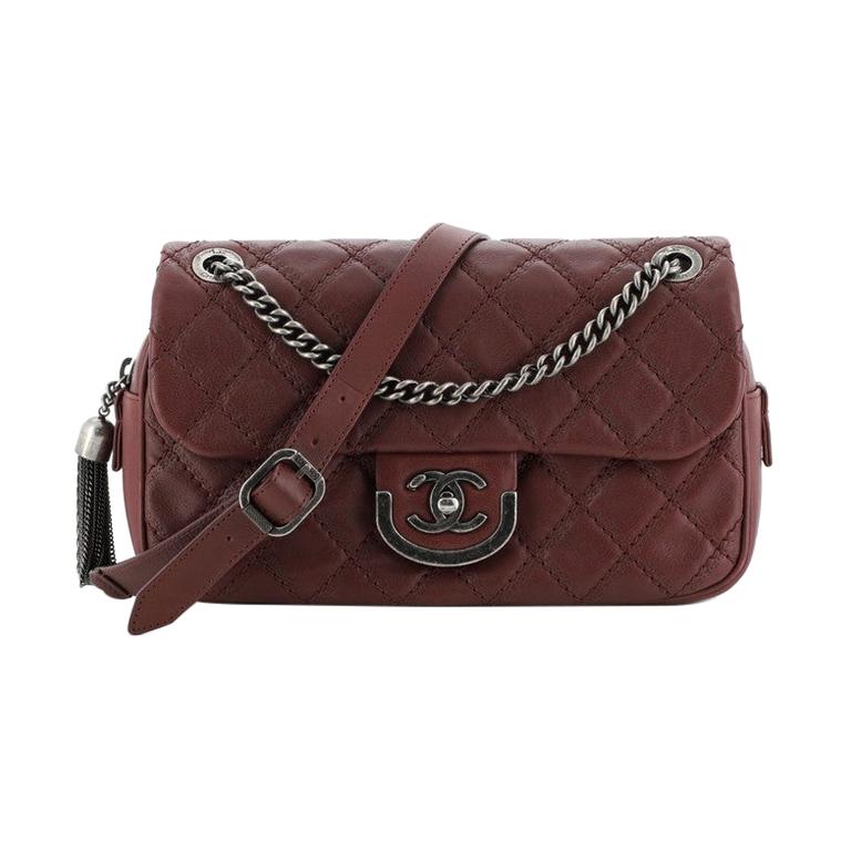 Chanel Paris-Edinburgh Coco Sporran Flap Bag Quilted Calfskin Medium at  1stDibs
