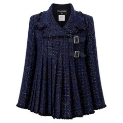 CHANEL Paris / Edinburgh Collectible Lesage Tweed Cape Jacket 38 FR