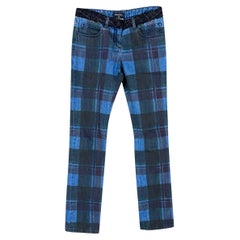 CHANEL Paris / Edinburgh Collectors Tartan Jeans 36 FR