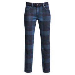 CHANEL Paris / Edinburgh Collectors Tartan Jeans 38 FR