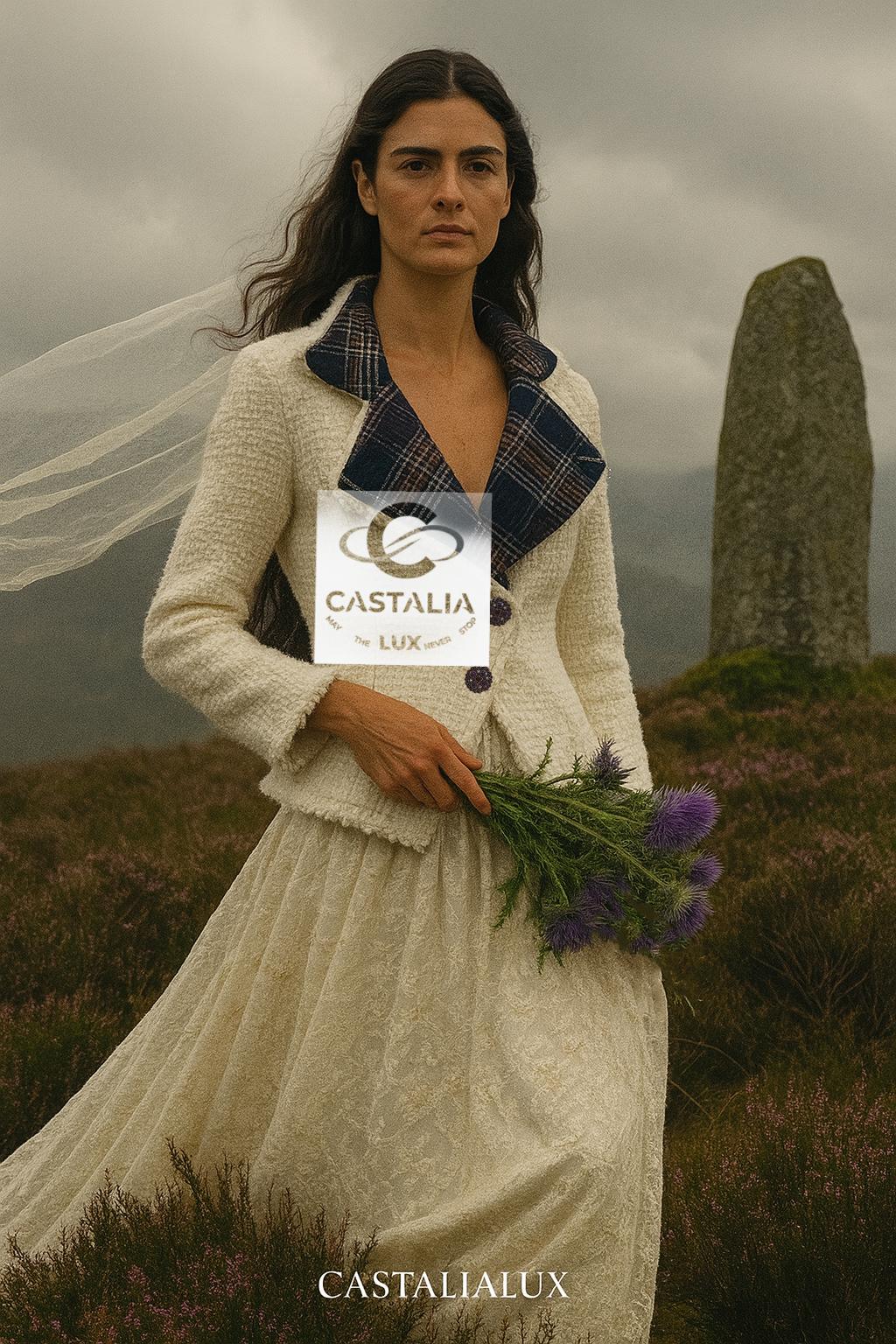 Chanel Parigi / EDINBURGH Giacca in tweed ecru 
u2028Dalla passerella al cartellone pubblicitario: un emblema di maestria rarefatta

Certificato CastaliaLux: Un capo di abbigliamento di lignaggio, chiarezza e avanguardia cerimoniale.

// Taglia 38