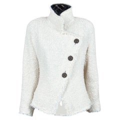 Chanel Parigi / EDINBURGH Giacca in tweed ecru  38 FR